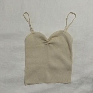 reformation cashmere knit tank top